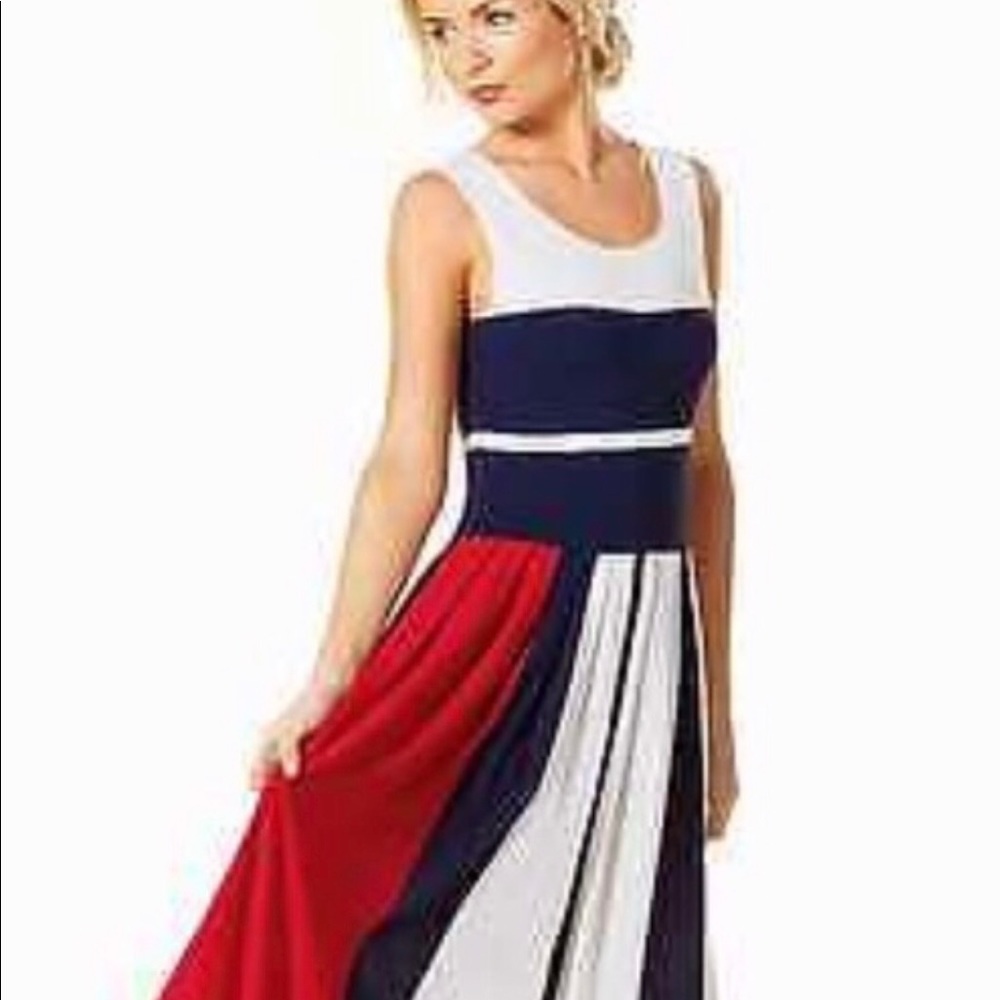 French Connection Colorblock Maxi Dress